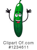 Cucumber Clipart #1234611 by Vector Tradition SM