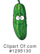 Cucumber Clipart #1295130 by Vector Tradition SM