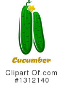 Cucumber Clipart #1312140 by Vector Tradition SM