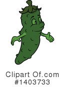 Cucumber Clipart #1403733 by dero