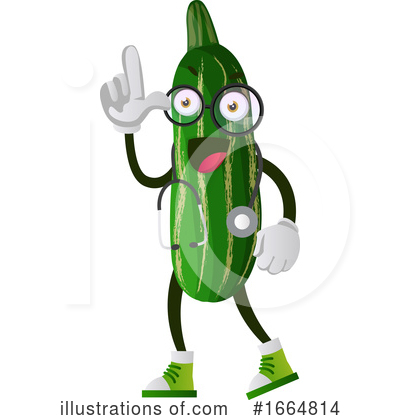 Royalty-Free (RF) Cucumber Clipart Illustration by Morphart Creations - Stock Sample #1664814