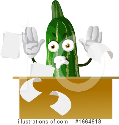 Royalty-Free (RF) Cucumber Clipart Illustration by Morphart Creations - Stock Sample #1664818