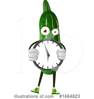 Royalty-Free (RF) Cucumber Clipart Illustration by Morphart Creations - Stock Sample #1664823