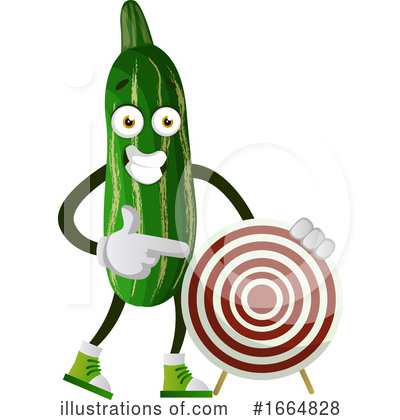 Royalty-Free (RF) Cucumber Clipart Illustration by Morphart Creations - Stock Sample #1664828
