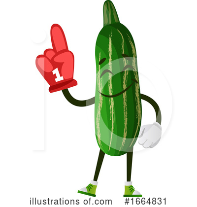Royalty-Free (RF) Cucumber Clipart Illustration by Morphart Creations - Stock Sample #1664831