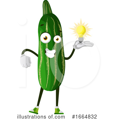 Royalty-Free (RF) Cucumber Clipart Illustration by Morphart Creations - Stock Sample #1664832