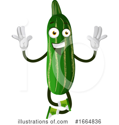Royalty-Free (RF) Cucumber Clipart Illustration by Morphart Creations - Stock Sample #1664836