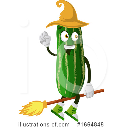 Royalty-Free (RF) Cucumber Clipart Illustration by Morphart Creations - Stock Sample #1664848
