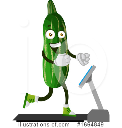 Royalty-Free (RF) Cucumber Clipart Illustration by Morphart Creations - Stock Sample #1664849