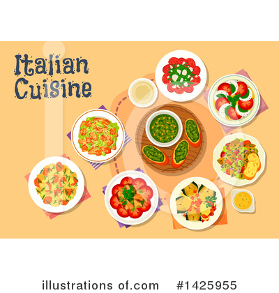 Royalty-Free (RF) Cuisine Clipart Illustration by Vector Tradition SM - Stock Sample #1425955