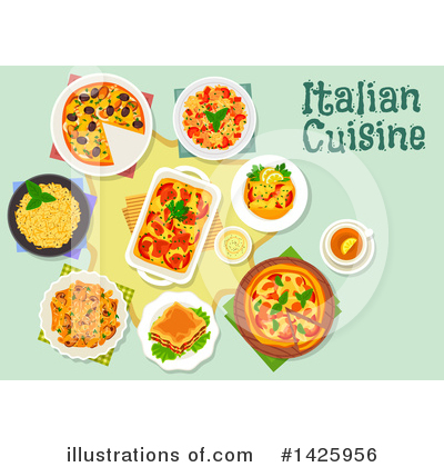 Royalty-Free (RF) Cuisine Clipart Illustration by Vector Tradition SM - Stock Sample #1425956