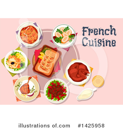 Royalty-Free (RF) Cuisine Clipart Illustration by Vector Tradition SM - Stock Sample #1425958