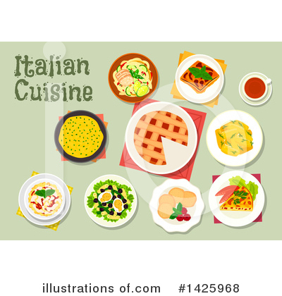 Royalty-Free (RF) Cuisine Clipart Illustration by Vector Tradition SM - Stock Sample #1425968