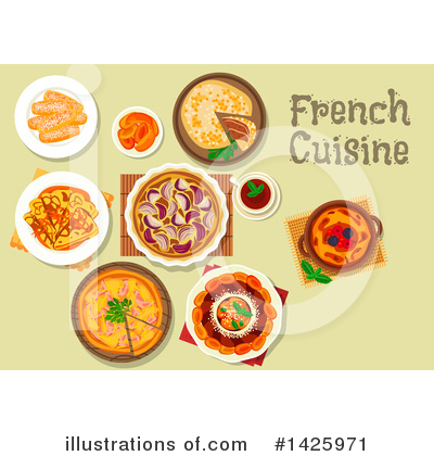 Royalty-Free (RF) Cuisine Clipart Illustration by Vector Tradition SM - Stock Sample #1425971