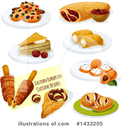Royalty-Free (RF) Cuisine Clipart Illustration by Vector Tradition SM - Stock Sample #1433205