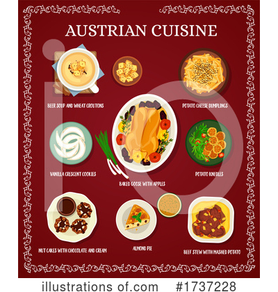 Royalty-Free (RF) Cuisine Clipart Illustration by Vector Tradition SM - Stock Sample #1737228