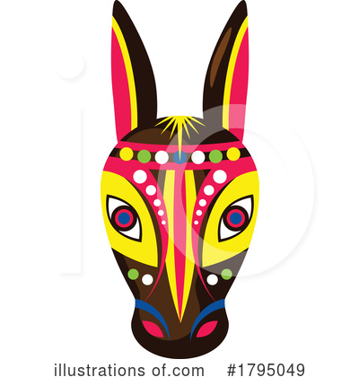 Donkey Clipart #1795049 by Vector Tradition SM