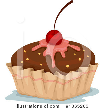 Royalty-Free (RF) Cupcake Clipart Illustration by BNP Design Studio - Stock Sample #1065203