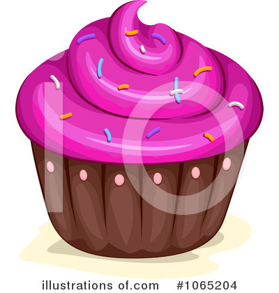Royalty-Free (RF) Cupcake Clipart Illustration by BNP Design Studio - Stock Sample #1065204