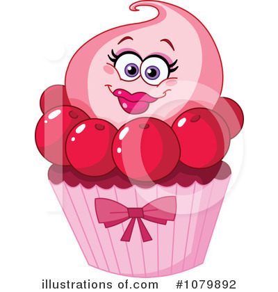 Royalty-Free (RF) Cupcake Clipart Illustration by yayayoyo - Stock Sample #1079892