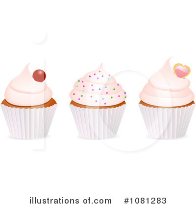 Royalty-Free (RF) Cupcake Clipart Illustration by elaineitalia - Stock Sample #1081283