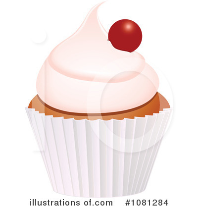 Royalty-Free (RF) Cupcake Clipart Illustration by elaineitalia - Stock Sample #1081284