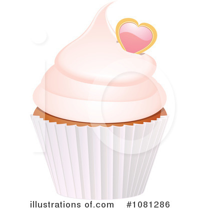 Royalty-Free (RF) Cupcake Clipart Illustration by elaineitalia - Stock Sample #1081286