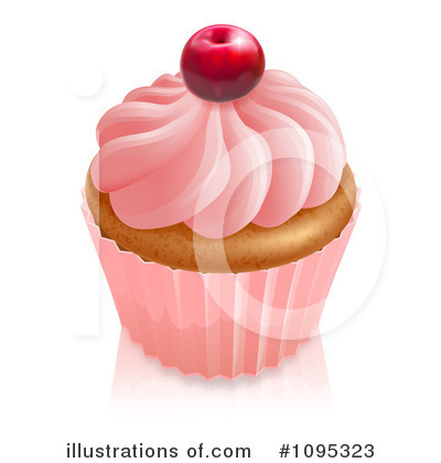 Cupcakes Clipart #1095323 by AtStockIllustration
