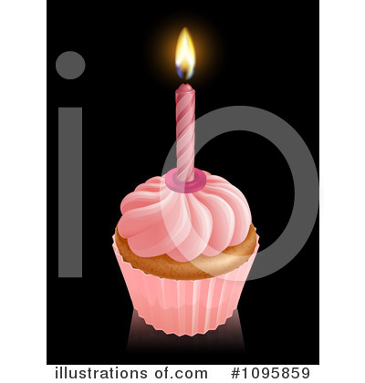 Royalty-Free (RF) Cupcake Clipart Illustration by AtStockIllustration - Stock Sample #1095859
