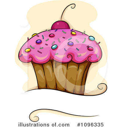 Royalty-Free (RF) Cupcake Clipart Illustration by BNP Design Studio - Stock Sample #1096335