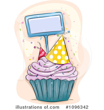 Royalty-Free (RF) Cupcake Clipart Illustration by BNP Design Studio - Stock Sample #1096342