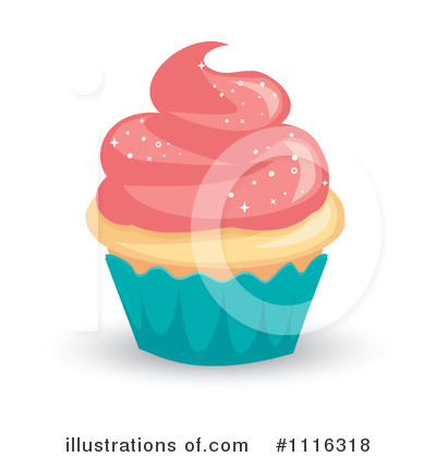 Cupcake Clipart #1116318 by Amanda Kate