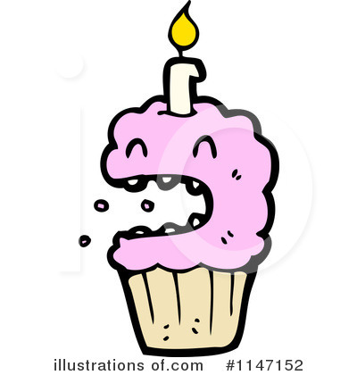 Royalty-Free (RF) Cupcake Clipart Illustration by lineartestpilot - Stock Sample #1147152