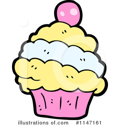 Royalty-Free (RF) Cupcake Clipart Illustration by lineartestpilot - Stock Sample #1147161