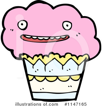 Royalty-Free (RF) Cupcake Clipart Illustration by lineartestpilot - Stock Sample #1147165