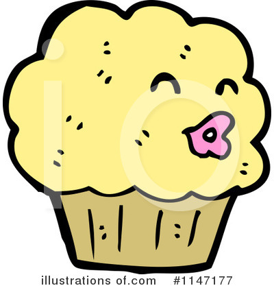 Royalty-Free (RF) Cupcake Clipart Illustration by lineartestpilot - Stock Sample #1147177