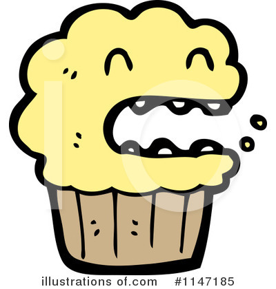 Royalty-Free (RF) Cupcake Clipart Illustration by lineartestpilot - Stock Sample #1147185
