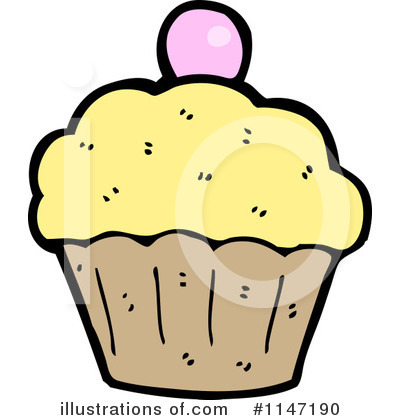 Royalty-Free (RF) Cupcake Clipart Illustration by lineartestpilot - Stock Sample #1147190