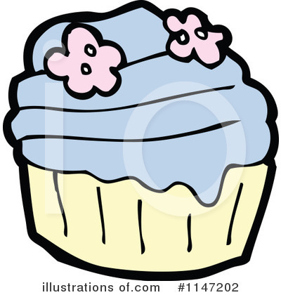 Royalty-Free (RF) Cupcake Clipart Illustration by lineartestpilot - Stock Sample #1147202
