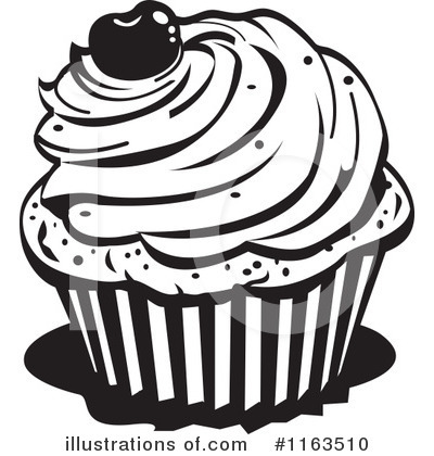 Royalty-Free (RF) Cupcake Clipart Illustration by Andy Nortnik - Stock Sample #1163510