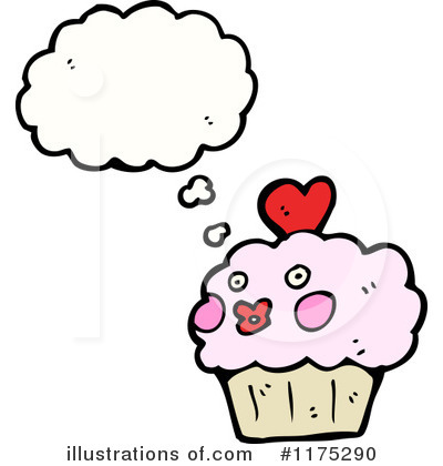 Royalty-Free (RF) Cupcake Clipart Illustration by lineartestpilot - Stock Sample #1175290