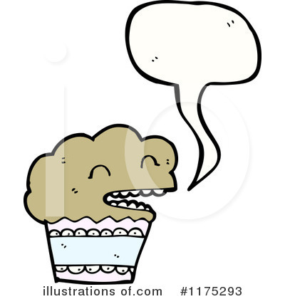 Royalty-Free (RF) Cupcake Clipart Illustration by lineartestpilot - Stock Sample #1175293