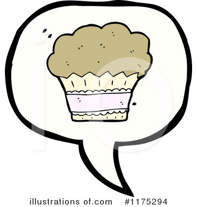 Royalty-Free (RF) Cupcake Clipart Illustration by lineartestpilot - Stock Sample #1175294