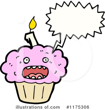 Royalty-Free (RF) Cupcake Clipart Illustration by lineartestpilot - Stock Sample #1175306