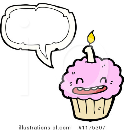 Royalty-Free (RF) Cupcake Clipart Illustration by lineartestpilot - Stock Sample #1175307