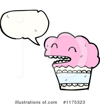 Royalty-Free (RF) Cupcake Clipart Illustration by lineartestpilot - Stock Sample #1175323