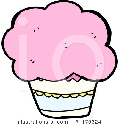 Royalty-Free (RF) Cupcake Clipart Illustration by lineartestpilot - Stock Sample #1175324