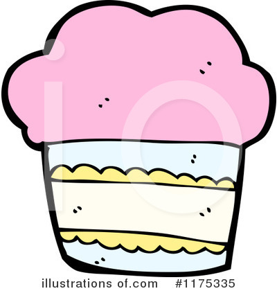 Royalty-Free (RF) Cupcake Clipart Illustration by lineartestpilot - Stock Sample #1175335