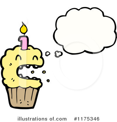 Royalty-Free (RF) Cupcake Clipart Illustration by lineartestpilot - Stock Sample #1175346