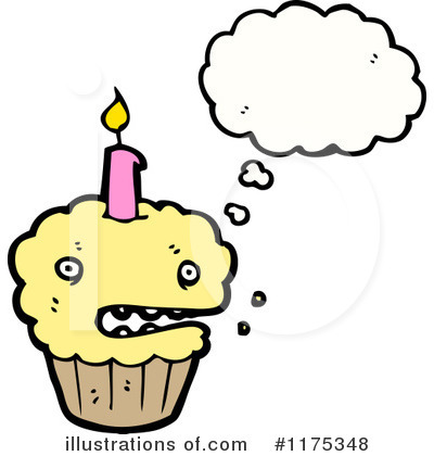 Royalty-Free (RF) Cupcake Clipart Illustration by lineartestpilot - Stock Sample #1175348